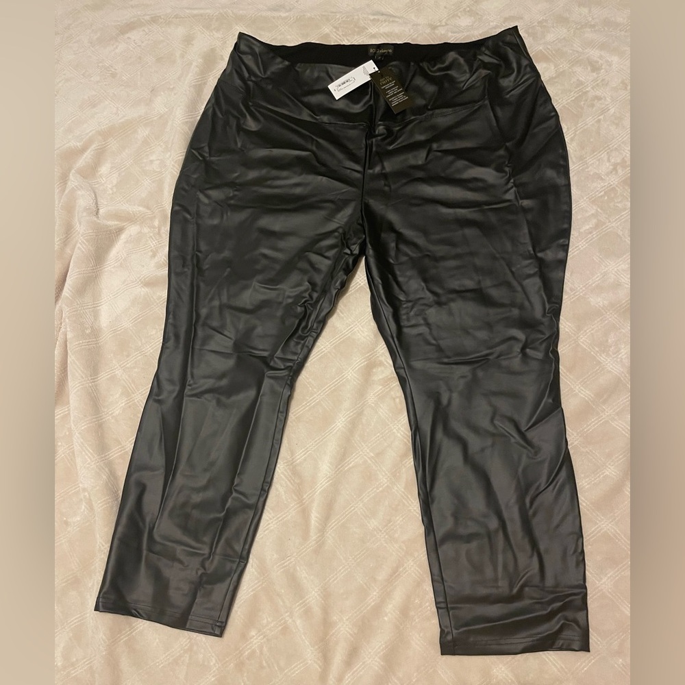NWT Bold Elements Plus Womens High Rise Full Length Leggings Size 3X